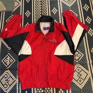 Pro Player Arkansas Razorbacks vintage team jacket top of the line size XL
